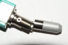 Switch Toggle ON OFF ON 3PDT Locking Lever Solder Lug 6A 250VAC 28VDC Panel Mount with Threads