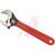 Crescent;  Wrench;  Adjustable;  1-1/8In.;  8In. Long;  Red Cushion Grip;  Blk Phosphate Fin