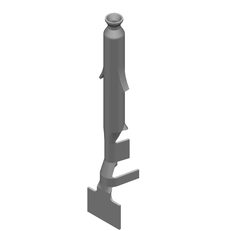 Female Crimp Power Contact, 26-22 AWG, 11.2A, 600V, Tin/Gold
