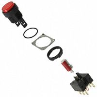 Switch Push Button N.O./N.C. DPDT Round Button 5A 250VAC 30VDC Alternate Contact Panel Mount Solder