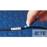 Cable Markers Pre-Marked Snap On Polyoxymethylene White Strip