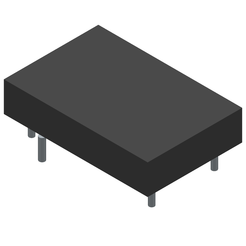 DC-DC Regulated Power Supply Module, 1 Output, 3W, Hybrid, ROHS COMPLIANT PACKAGE-4
