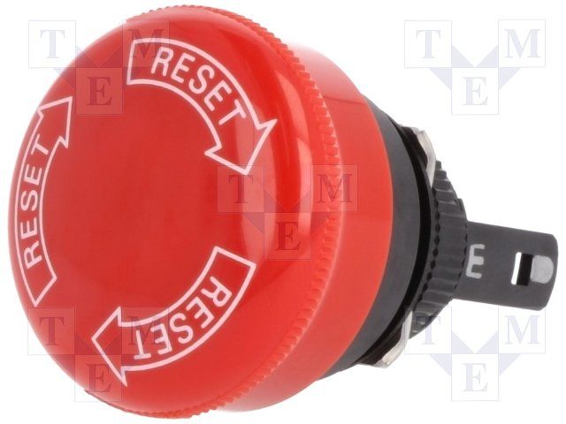 SWITCH, EMERGENCY STOP, DPST-NC, 250VAC