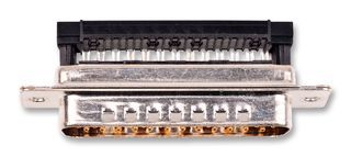 FCT - A MOLEX COMPANY   F25P15-K49   Standard D Sub Connector, DB, Plug, 25 Contacts, Steel Body, IDC / IDT