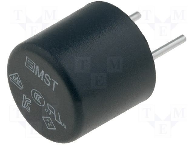 PTC Fuse, 100mA, 250V, Time Delay, Radial, 8.5mm, Thermoplastic