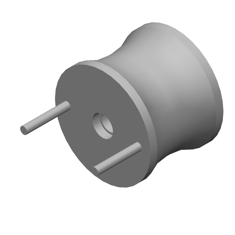 10uH 17A Radial Ferrite Fixed Inductor, 10% Tol, 6mR DCR