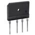 Bridge Rectifier Diode, 1 Phase, 6A, 600V V(RRM), Silicon, PLASTIC, GBJ, 4 PIN
