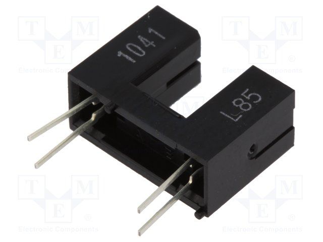 Photointerrupter Transmissive 5mm, Photologic, 30V, 20mA, 4000ns Fall