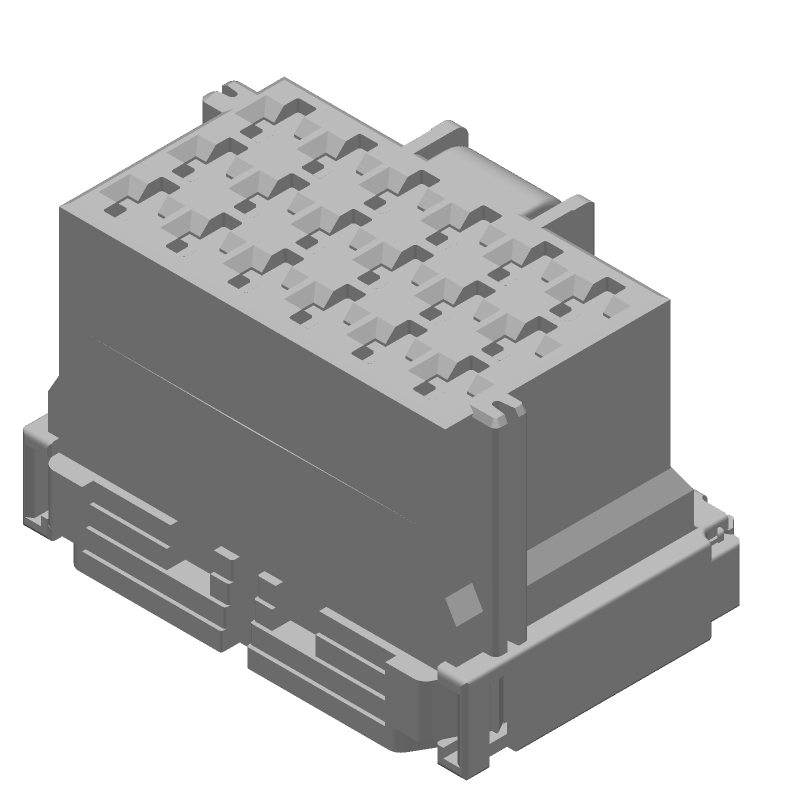 18 Pos 3 Row 5mm Pitch Female Socket Connector, Signal, Crimp, IP67