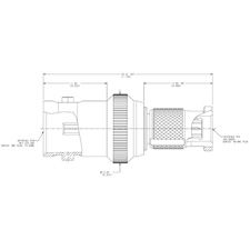 75 Ohm BNC to HD-BNC RF Adapter, Straight, Nickel/Gold