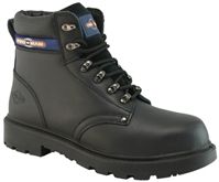 RS Pro Pro-Man Safety Boot - UK 6, Steel Toe Cap, Black