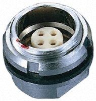 8 Pos Female Circular Connector, Solder, IP68, 2A, 200V