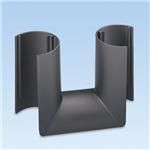 COVER MOLDED 2 FACEPLATE IVORY