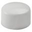 CAP PUSHBUTTON ROUND WHITE