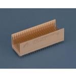 5-Row HDR Hard Metric Through Hole Connector, 110 Contacts, 44mm Length