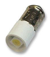 NLD ELECTRONIC         NLD2512135WM             LED Replacement Lamp, Midget Groove / S5.7s, White, T-1 3/4, 1100 mcd