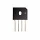 Bridge Rectifier Diode, 1 Phase, 3A, 600V V(RRM), Silicon, PLASTIC, CASE GBU, 4 PIN