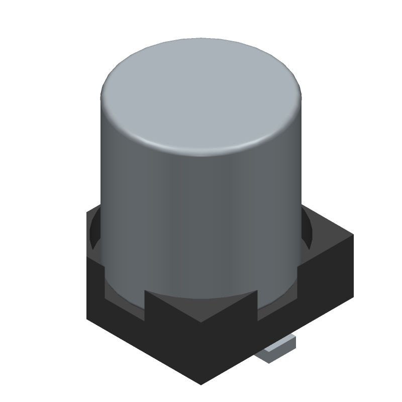 10uF 16V Aluminum Electrolytic Capacitor, SMD, 20% Tol