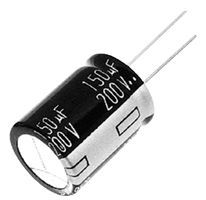 220uF 10V Al Electrolytic Capacitor, 105C, Radial, 2.5mm Pitch