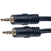 Audio cable stereo jack 3.5 mm 5.00 m, AC78G-5M/BK-R, Maxxtro