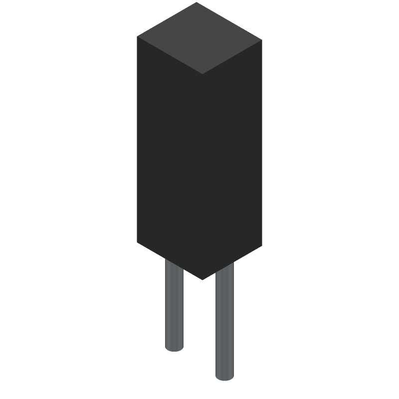 RESISTOR, TEMPERATURE DEPENDENT, NTC, 330000 ohm, THROUGH HOLE MOUNT, RADIAL LEADED, ROHS COMPLIANT
