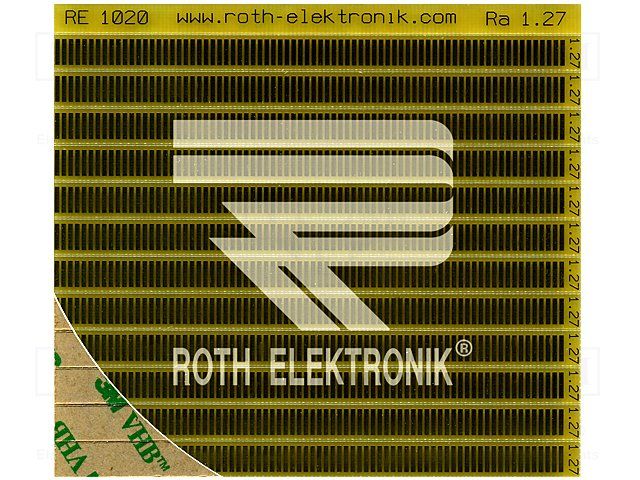 ROTH ELEKTRONIK         RE1020             Contact Strips, Self-Adhesive, Epoxy Glass Composite, 0.8mm, 90mm x 100mm