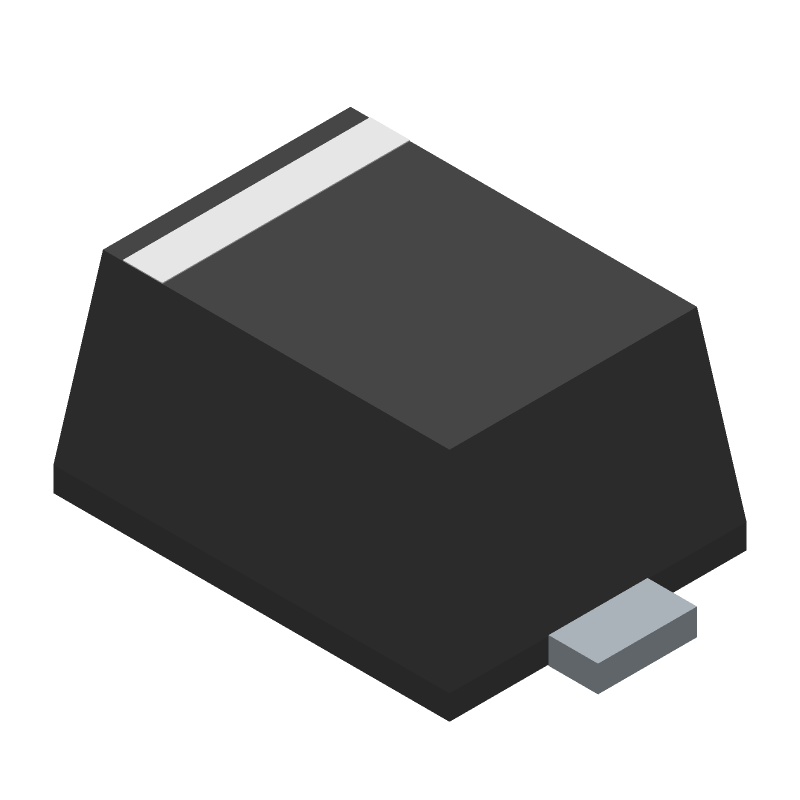 Trans Voltage Suppressor Diode, 100W, 3.3V V(RWM), Unidirectional, 1 Element, Silicon, ROHS COMPLIANT, PLASTIC PACKAGE-2