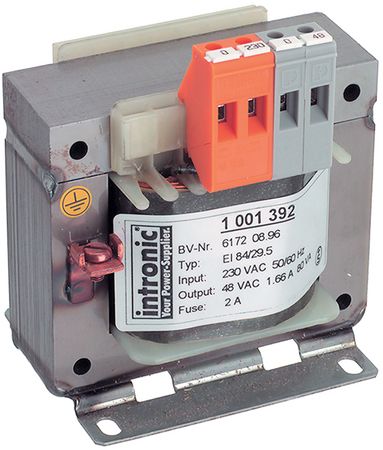 Control transformer 500 VA 24 VAC, ELF EI 150N/49 24VAC, Intronic