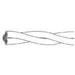 High Performance Cable Ethylene Tetrafluoroethylene Polymer 3Conductors 22AWG 600V