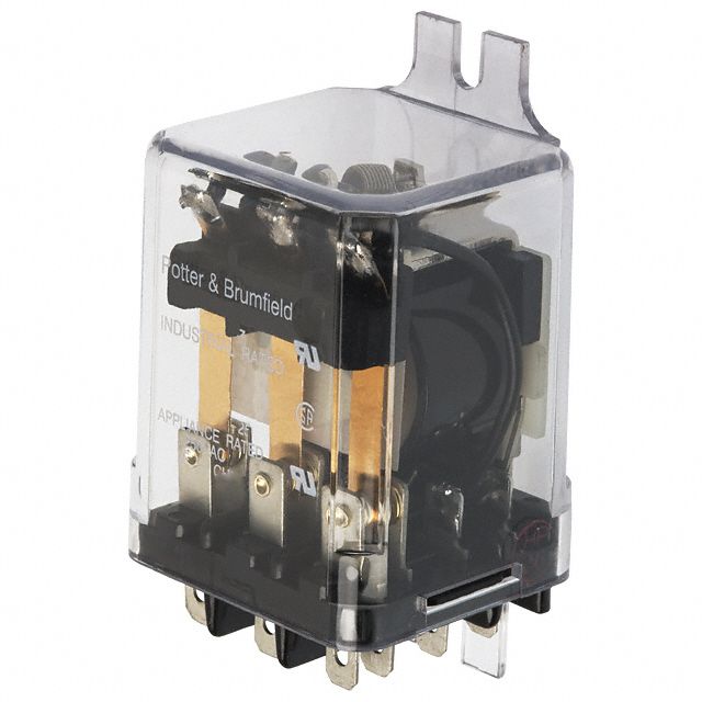 120VAC 3PDT General Purpose Relay, 10A, Panel Mount