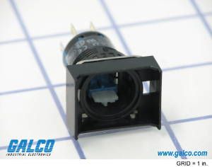 IDEC   AL6H-M200   SWITCH INDUSTRIAL PUSHBUTTON, 18MMX24MM