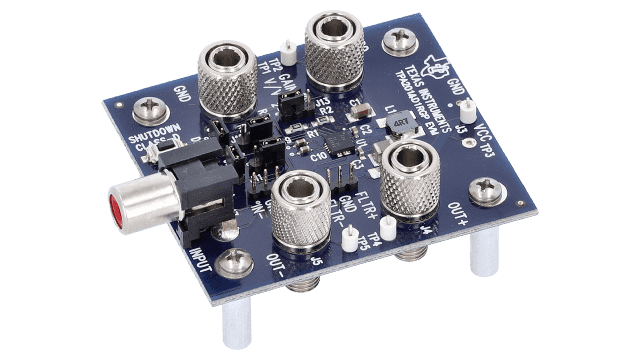 TEXAS INSTRUMENTS TPA2014D1EVM EVALUATION BOARD, TPA2014D1 AUDIO AMPLIFIER-CLASS-D