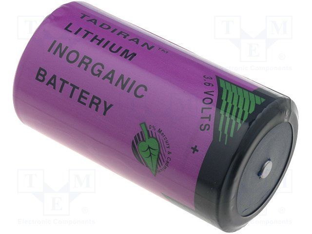 Lithium Thionyl Chloride Cylindrical 3.6V 19Ah D Primary