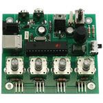 KIT,4xSERVO CTRL,4 POTS,3-PIN HEADER,NEED 9V BAT OR 5 Vdd