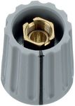 Rotary knob 14.5 mm light grey, 021-3515, Elma