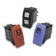 Switch Rocker ON None (ON) SPDT Quick Connect Rocker 20A 12VDC 150000Cycles Automotive Bulk