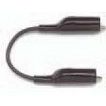 Red 18AWG Patch Cord, 150V, 5A, Clip-to-Clip