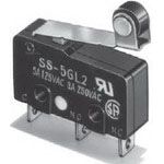 SPDT Snap Action Switch, 4A 125VAC, Roller Lever, Thru-Hole PC Pin