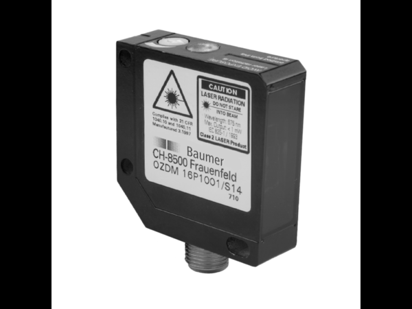 Baumer Diffuse Photoelectric Sensor 250 mm Detection Range PNP Block Style IP67