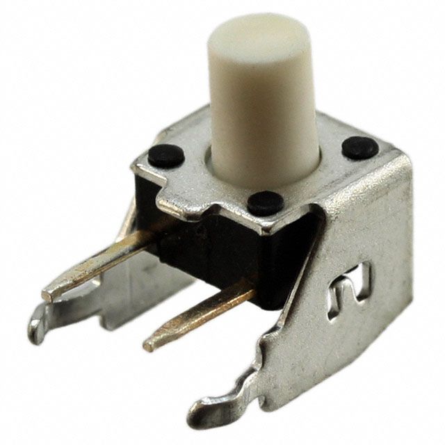 Keypad Switch, SPST, Momentary, 0.05A, 12VDC, Right Angle, Through Hole