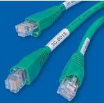 White Vinyl Cable Labels, 25.4mm W, 100pk