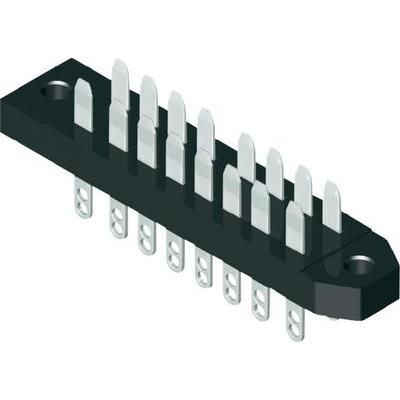 Edge connector (pins) 383-1-020-ABN-ZS Total number of pins 20 No. of ro