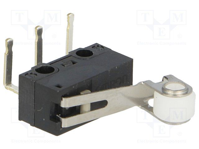 SPDT Subminiature Basic Switch, 2A, 125VAC, Silver Contacts, Right Angle