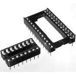 DIP14 Socket, 14 Pos, 2.54mm Pitch, Gold/Tin Plating, 3A, 1kV