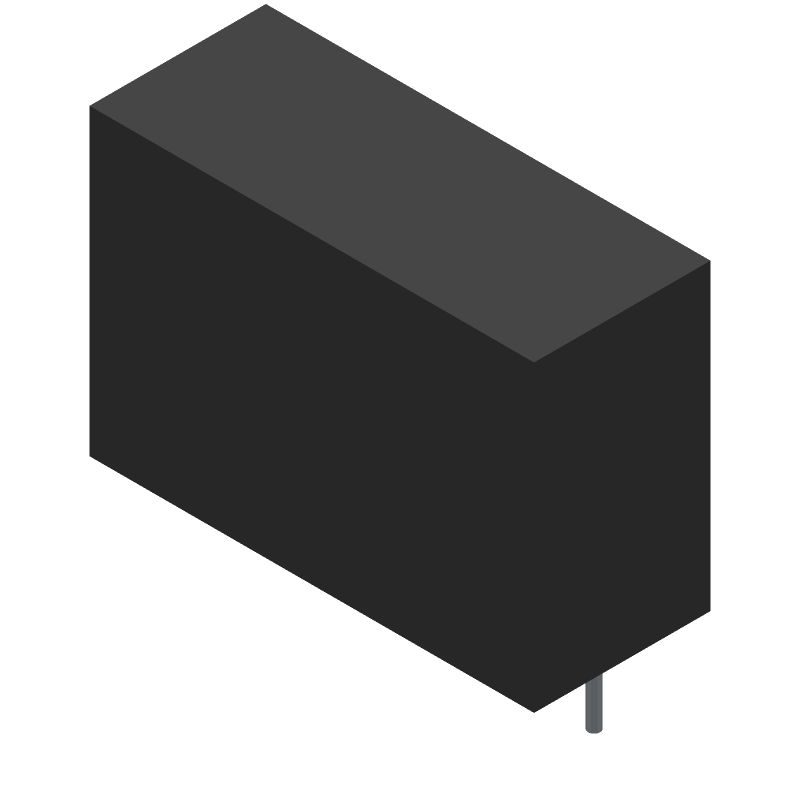 2uF PP Film Capacitor, 1.1kV, 10% Tol, Radial, Through Hole