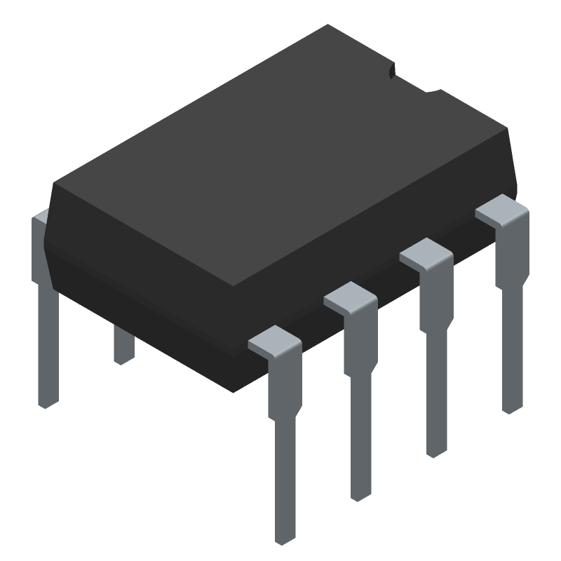 2-Ch Gate Driver 1.5A 18V PDIP Low Side 20ns Fall Time