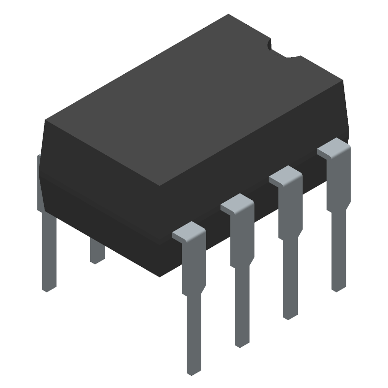 1A Gate Driver IC, 16.5V, 1-Out, Half Bridge, PDIP