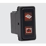 Switch Indicators 12VDC LED/LED Rectangular Quick Connect Panel Mount with Snap-In