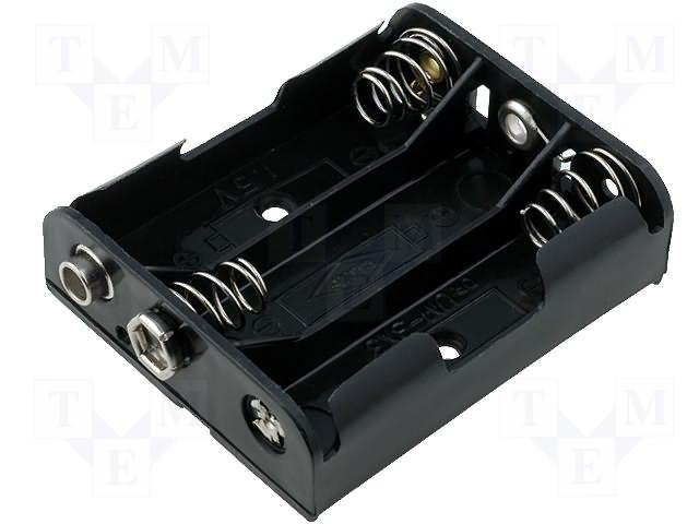 KEYSTONE         2475             BATTERY HOLDER, SNAP CONN, 3 AA