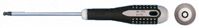 Bahco 100 mm Alloy Steel Ergonomic Screwdriver, Hexagonal Ball End 3 mm Tip, Bi-material